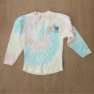 Disney Kids Pastel Tie-Dye Long Sleeve Tee